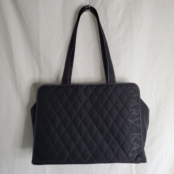 New Mary Kay Zippered Quilted Tote Travel Cosmetic Bag - Picture 3 of 13